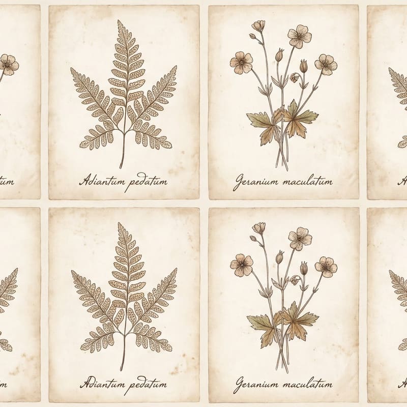 Erbario del Naturalista©, texture, categoria Bestseller